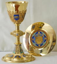 Antique French Gothic Chalice